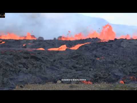 Iceland Volcano Eruption 😱⚠️ || Most Beautiful lava show on Earth 🌎