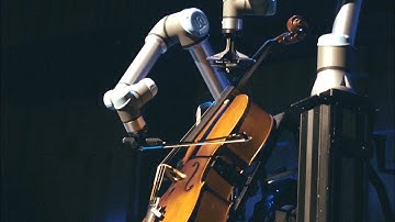 Robot plays cello in Swedish orchestra performance