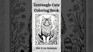 Full Zentangle Cats Coloring Book Guide