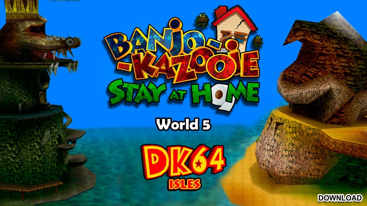 SUPER MARIO 64 in BANJO KAZOOIE Stay At home 