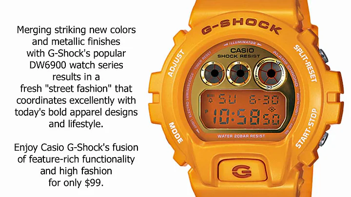 G-Shock DW6900, all 13 colors 2011