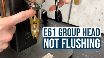 Espresso Machines: E61 Group Head Not Flushing