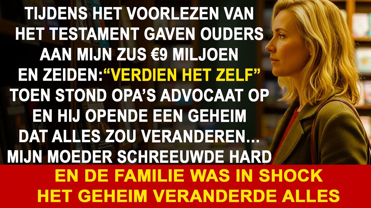 Mijn ouders gaven mijn zus €9 miljoen en zeiden_ “Verdien het zelf.” Opa’s geheim veranderde alles.
