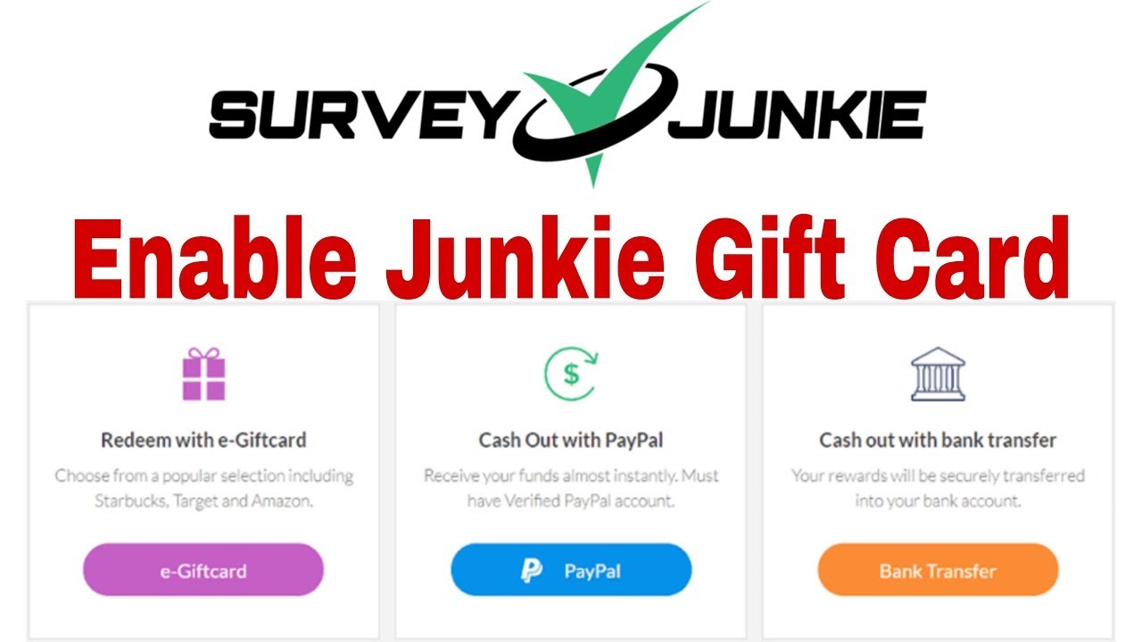 Survey junkie 46$ account sell || Unlock Junkie gift card