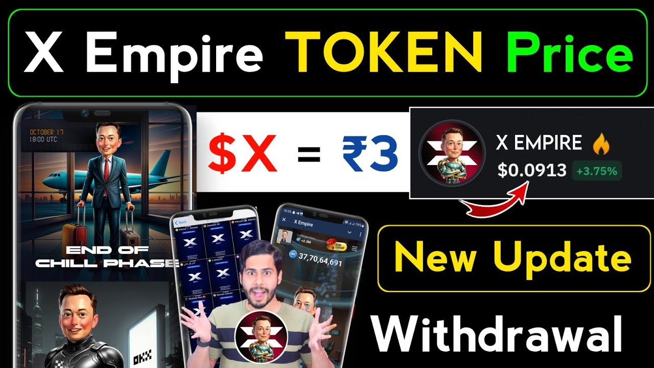 X Empire Token Price Predictions 🥳 xempire airdrop token, x empire new  update, xempire token price,x - YouTube