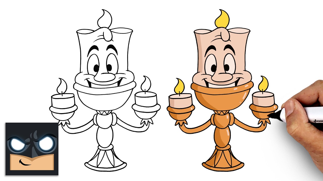 How to Draw Lumiere | Beauty and the Beast