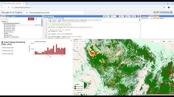 🌍 Monitoring Forest Change using Google Earth Engine (2000–2022) 🌳