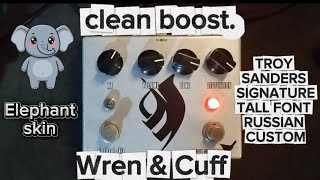 Wren and Cuff Elephant Skin Tall Font Russian Troy Sanders of Mastodon Signature FUZZ