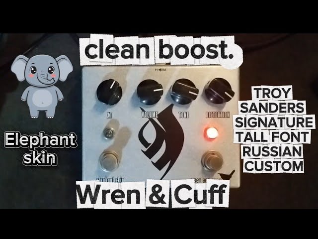Wren and Cuff Elephant Skin Tall Font Russian Troy Sanders of
