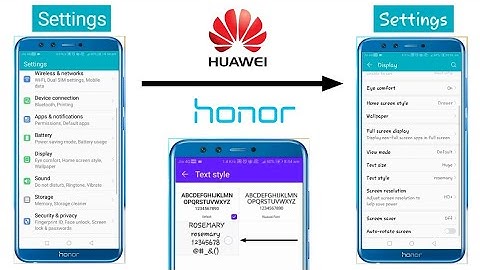 How to Change FONTS STYLE in HUAWEI Phones | Honor-9 Lite,6X,7X,P20 Lite