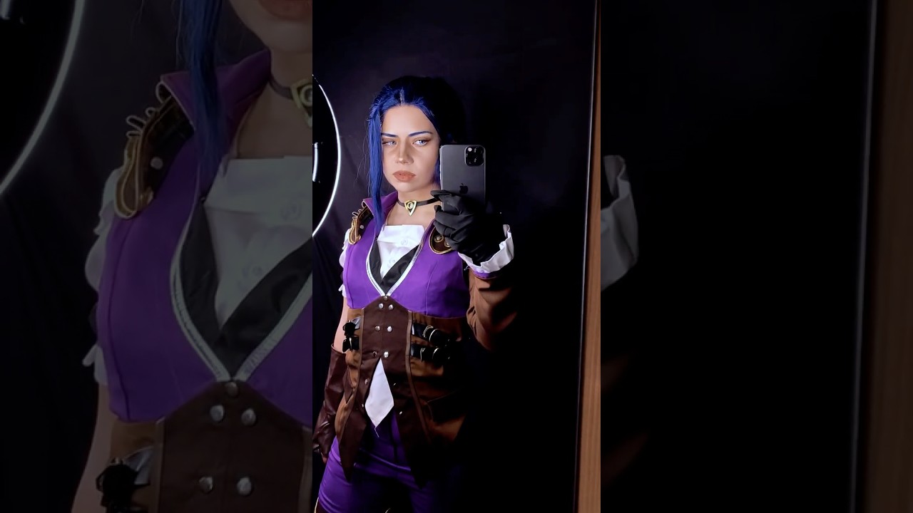 Season 1 Caitlyn is back 👀 | Caitlyn Kiramman #cosplay | Arcane