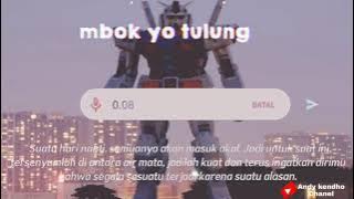 DJ Mbok Yo Tulong Ojo Sak Penake Dewe || Version Robot