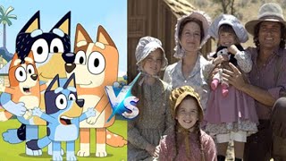 Comparons Bluey à la petite maison dans la prairie | PopulAnimation
