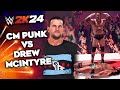 WWE 2K24: CM Punk vs Drew McIntyre Ambulance Match