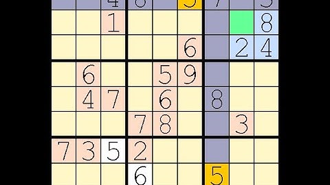 How to Solve Washington Times Sudoku Difficult  October 29, 2023