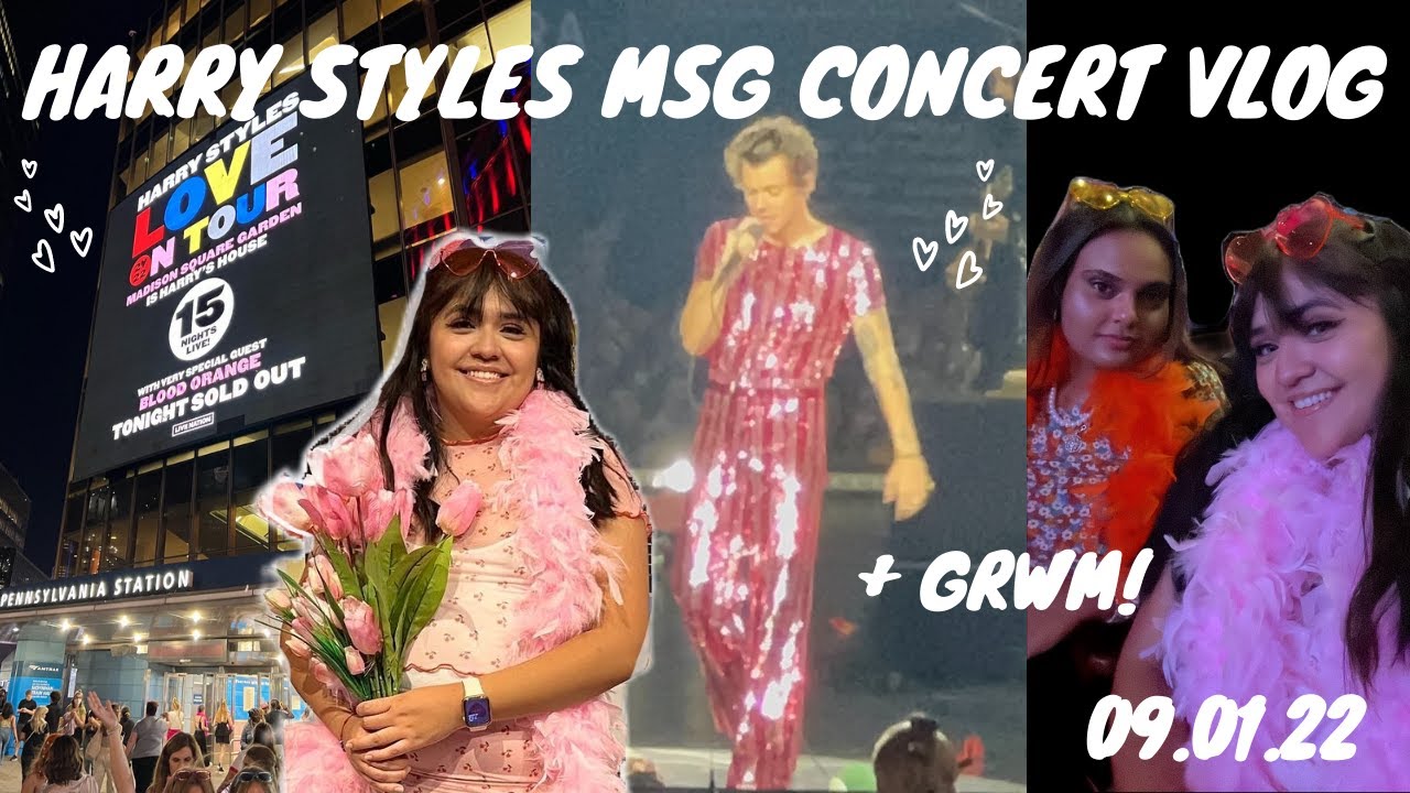 HARRY STYLES MSG CONCERT VLOG + GRWM!