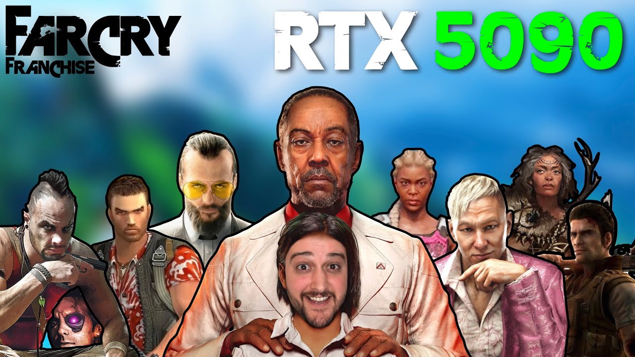 The RTX 5090 in the Far Cry Franchise!! (PC games from 2004 to 2021)