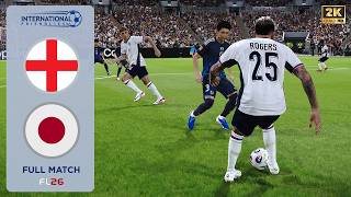 FL 26 | WEMBLEY SHOWDOWN🔥! England vs Japan | International Friendly | Full Match | 2K HDR