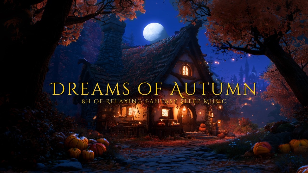 Dreams of Autumn | 8h of D&D Fantasy Music | Peaceful Fantasy Music for Sleep and Study