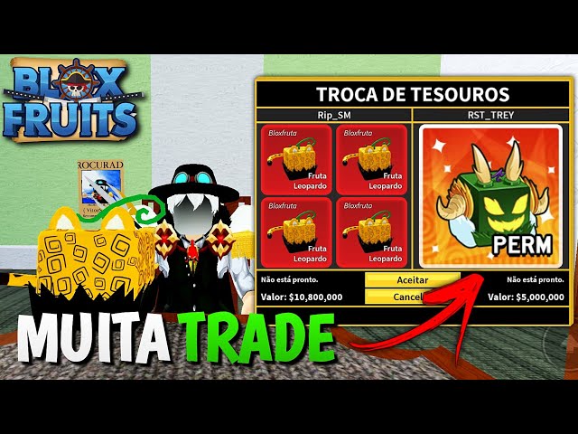 EU TIVE QUE FAZER ESSA TRADE NO BLOX FRUITS PRA CONSEGUI 8 FRUTA