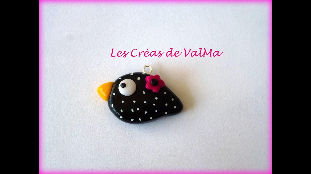 Tuto Fimo Oiseau Fleur Polymer Clay Tutorial