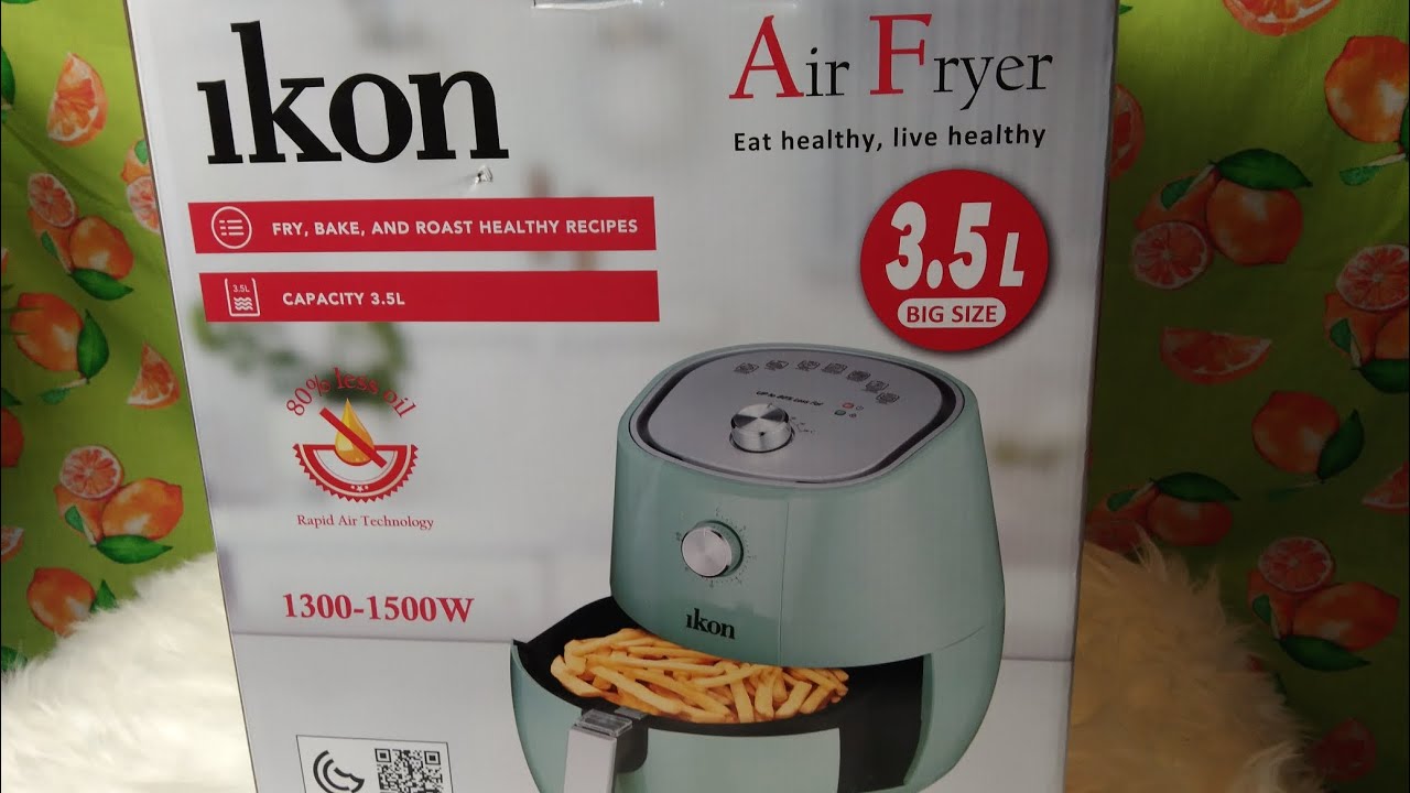 Ikon Air Fryer Ik_A3508 /3.5L قلايه هوائيه من أيكون sweetqueen1100 YouTube