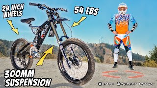 Riding The 12 Inch Travel Armageddon!  This Bike Is Insane!