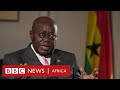 President Nana Akufo-Addo defends Ghana's 'not terrible' economy - BBC Africa