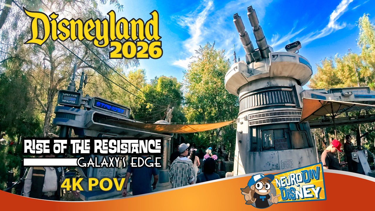 Star Wars Rise of the Resistance Ride | Disneyland Park | 4K POV | NEW March 2026