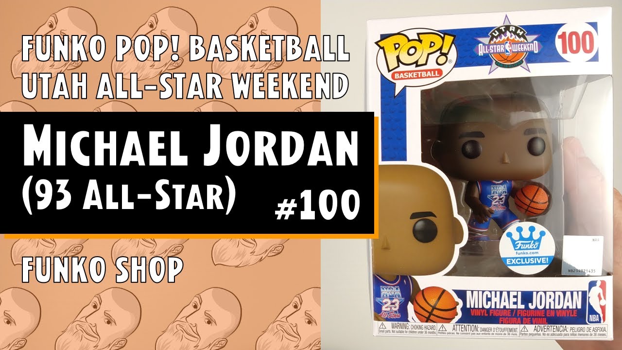 Figurine Michael Jordan 1993 All Star / Utah All Star / Funko Pop  Basketball 100 / Exclusive