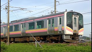 E129系B12編成455MとE129系B17編成448M【4K】信越本線