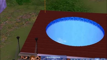 How to use the curved pool tool on Sims 3