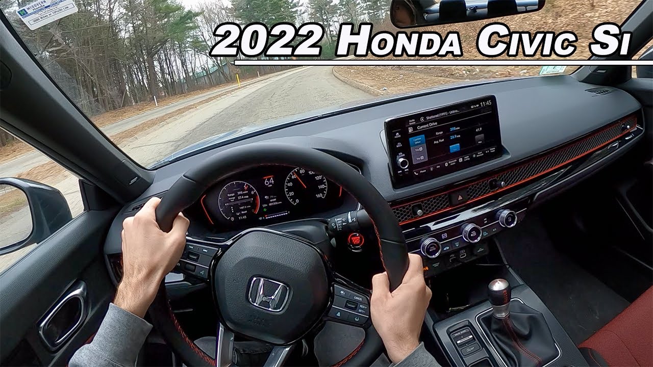 Honda Civic Si 2022 года: езда на пределе возможностей после обкатки! (бинауральное аудио от перв...
