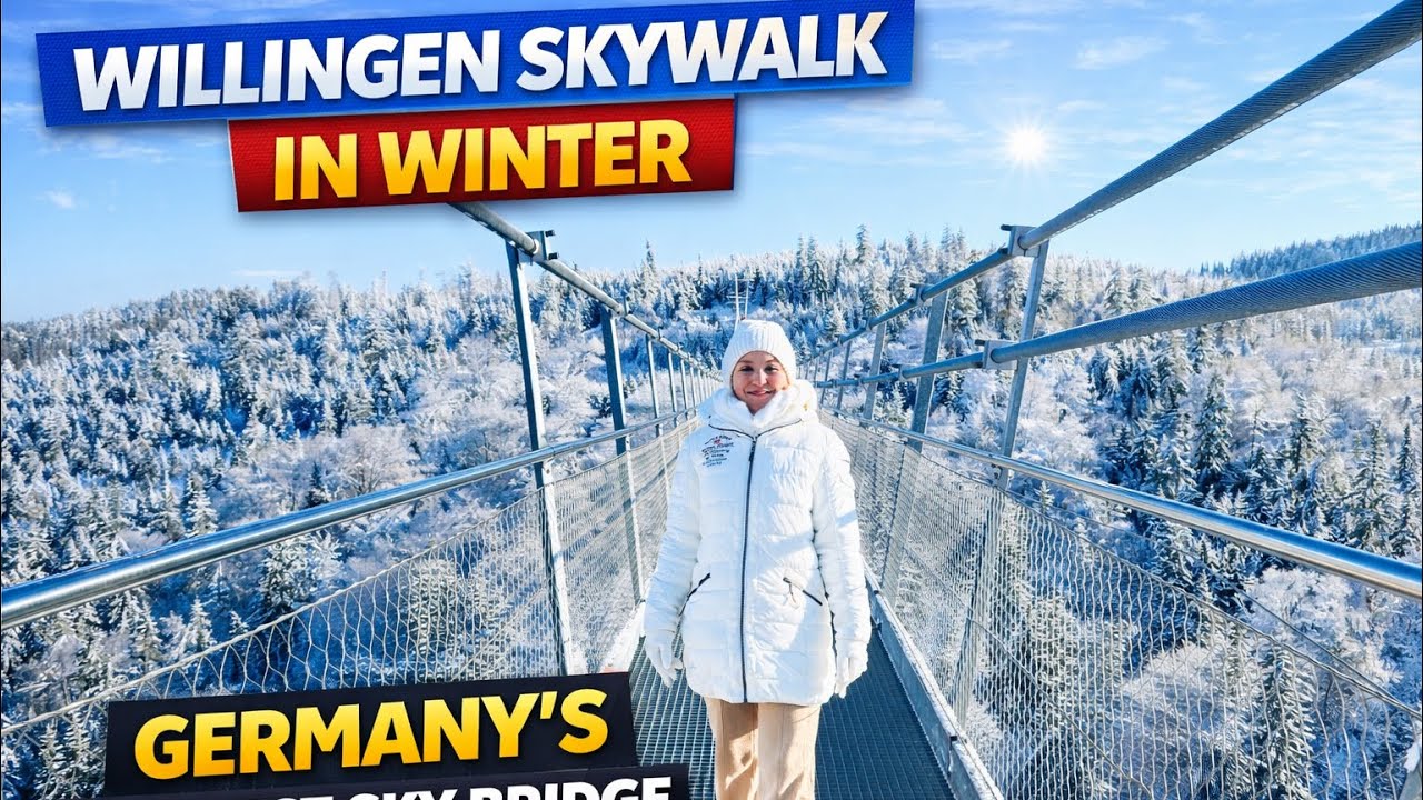 Willingen Skywalk – Germany’s Longest Suspension Bridge 😱 | POV Walk 4K