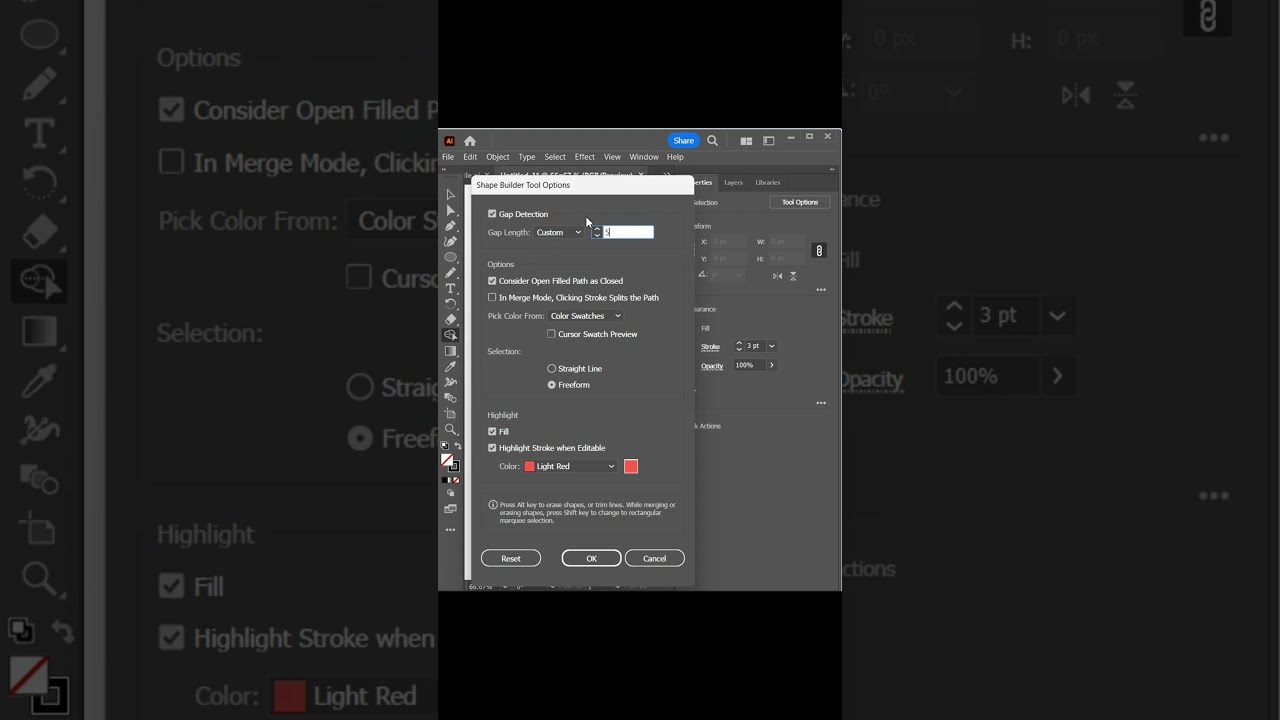 AI SHAPE BUILDER - GAP DETECTION 