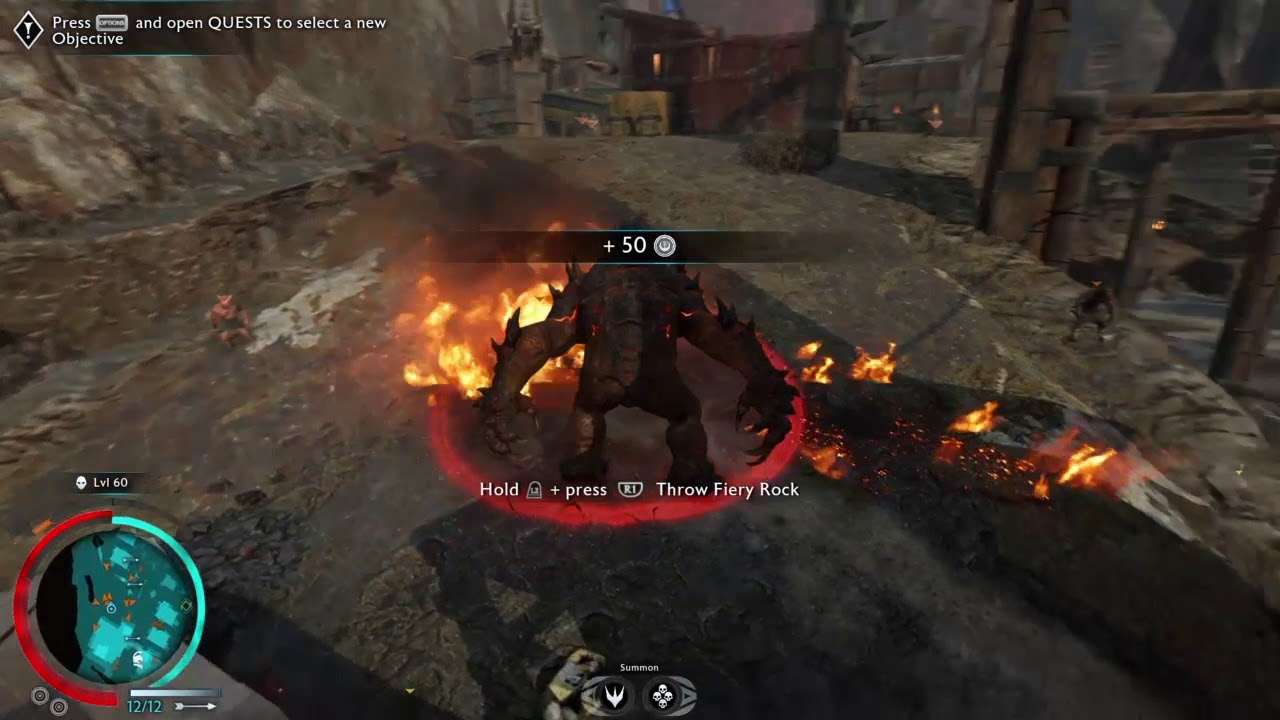 Shadow of War The elusive Fire Graug gameplay! YouTube