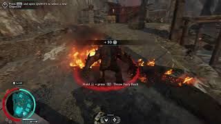 Shadow Of War The Elusive Fire Graug Gameplay