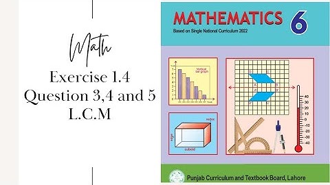 Class 6 Math new book Exercise 1.4 Question 3,4 and 5 Solution | Cl 6th Ch1 Ex 1.4 Q No 3, 4, 5
