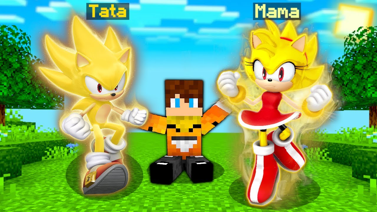 ZOSTAŁEM ADOPTOWANY PRZEZ SUPER SONIC 2 SZYBKI JAK BŁYSKAWICA w Minecraft!