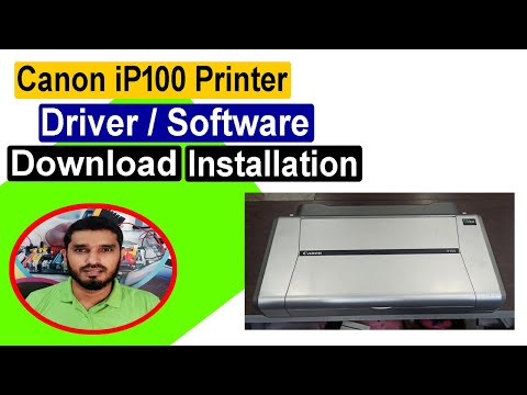 Canon Pixma iP100 Printer Driver Download & Installation In Windows 10 ll മലയാളം