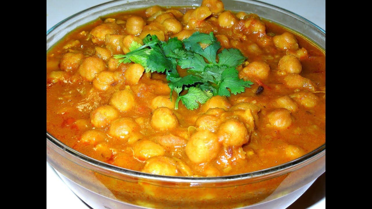Cholle Bhature Chana Masala Chickpeas Curry Recipe Youtube