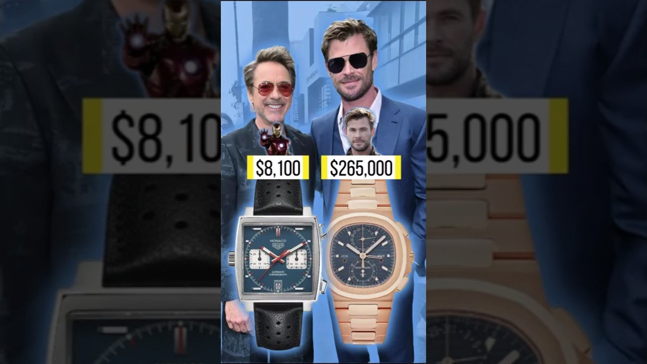 Chris Hemsworth & Robert Downey Jr at Hollywood Walk of Fame ⭐🔥 | Luxury Watches