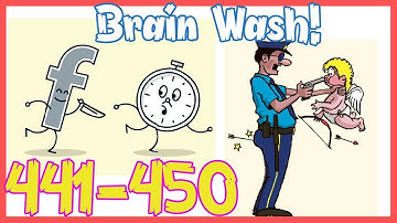 Brain Wash Level 441 442 443 444 445 446 447 448 449 450 Solution Walkthrough | Brain Wash Answer