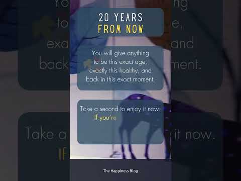 20 years from now... #happinessproject #happierthanever