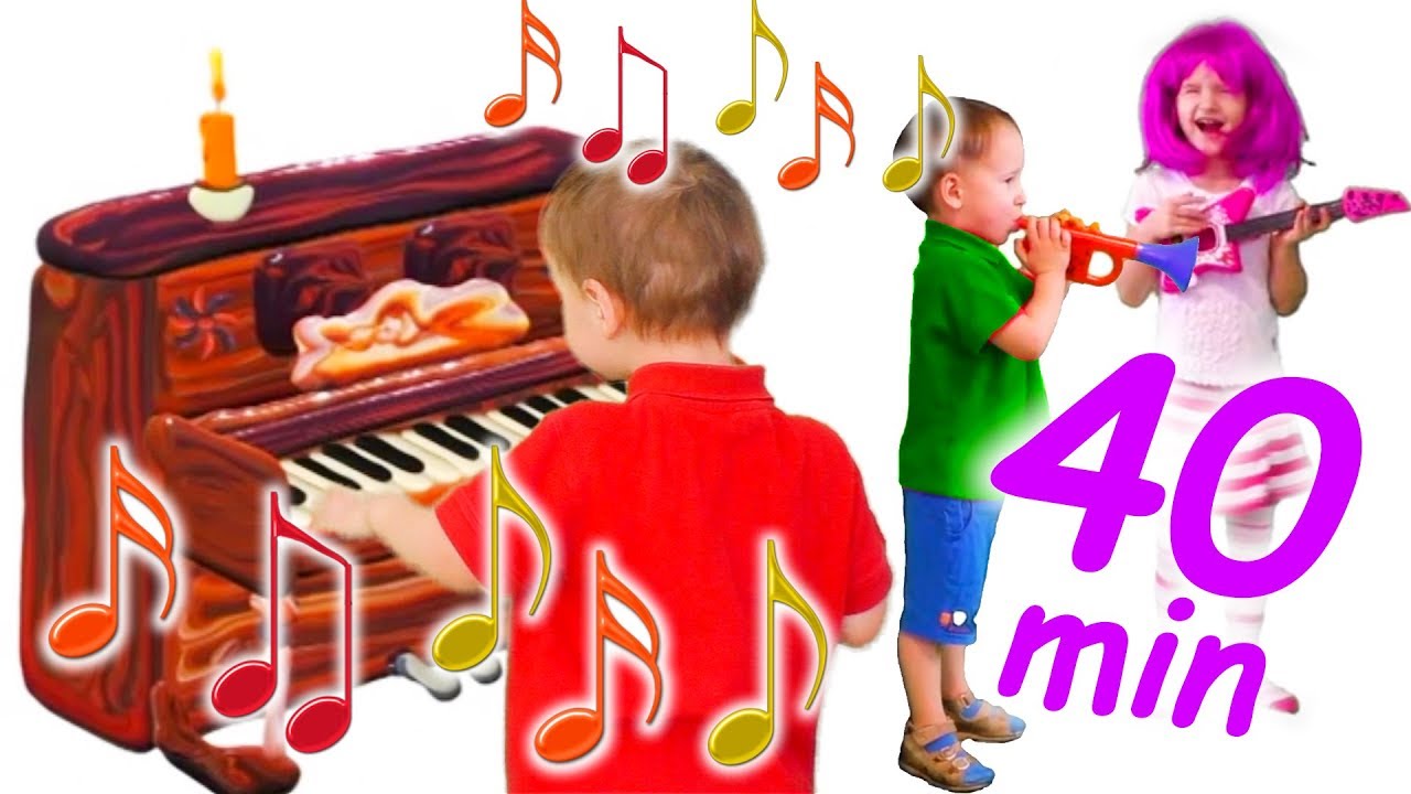 Musical Instruments Sounds for Kids 40 minutes of fun MusicMakers
