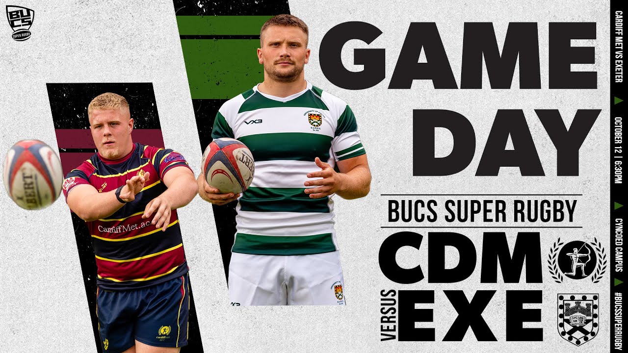 LIVE BUCS SUPER RUGBY Cardiff Met vs Exeter