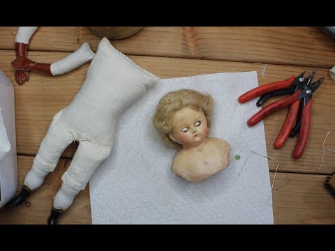 Antique Wax Doll Restoration | Sonneberg German Doll circa(1840–1860)
