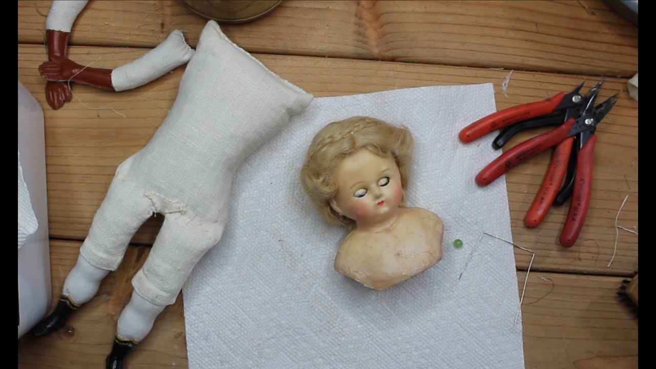 Antique Wax Doll Restoration | Sonneberg German Doll circa(1840–1860)