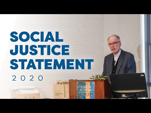 2020 Social Justice Statement: Bishop Don Sproxton