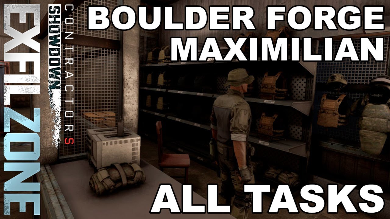 RadFox University: Boulder Forge Complete Guide. All 30 Tasks for Maximilian. | Showdown Exfil Zone